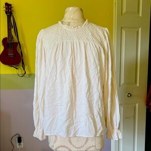 A New Day Cream Blouse